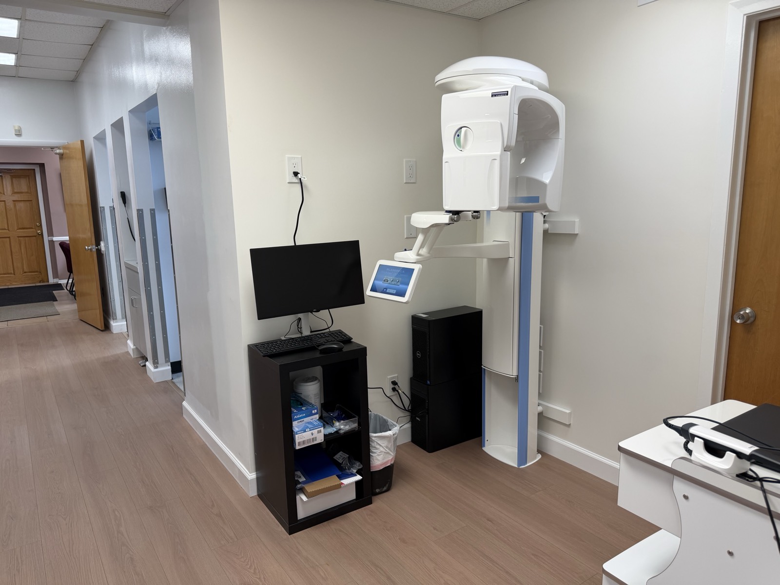 The Planmeca CBCT scanner used for implant planning